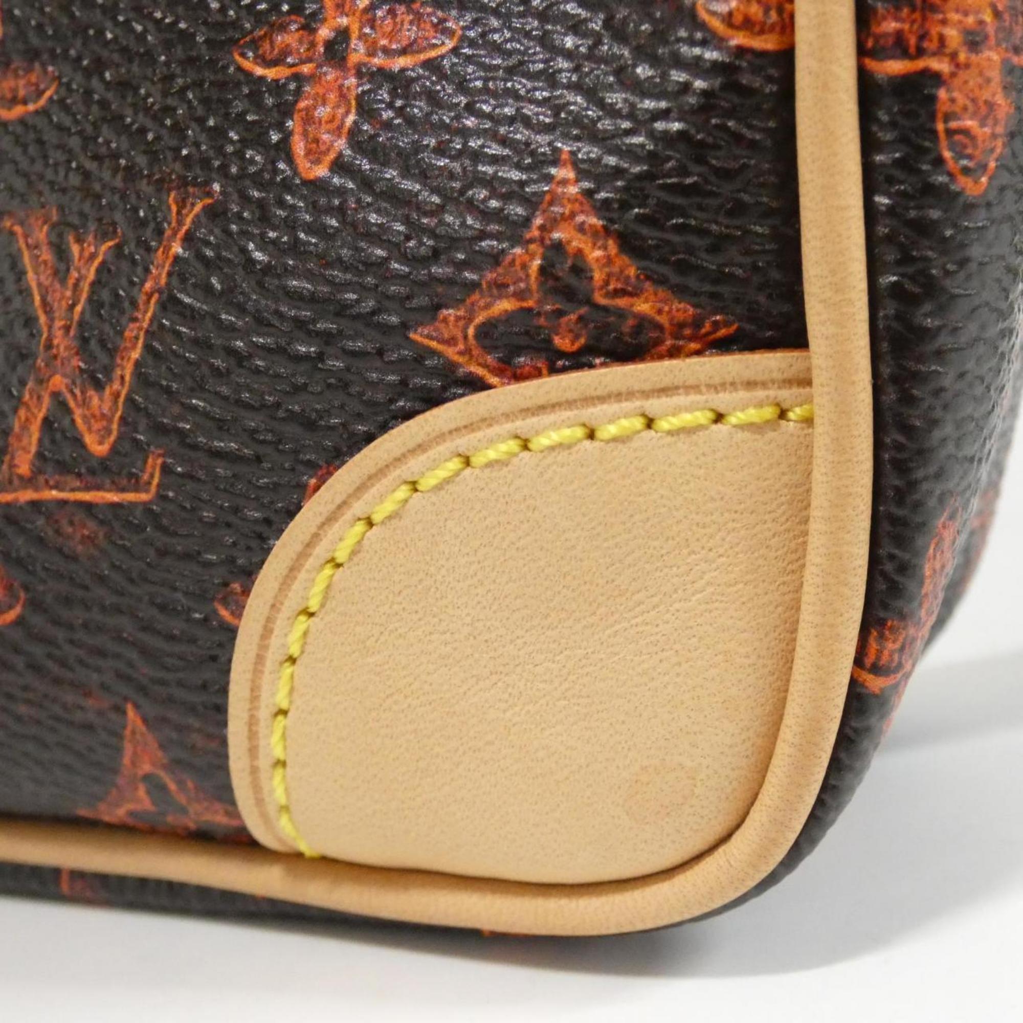 Louis Vuitton Marron Coated Canvas Shoulder Bag