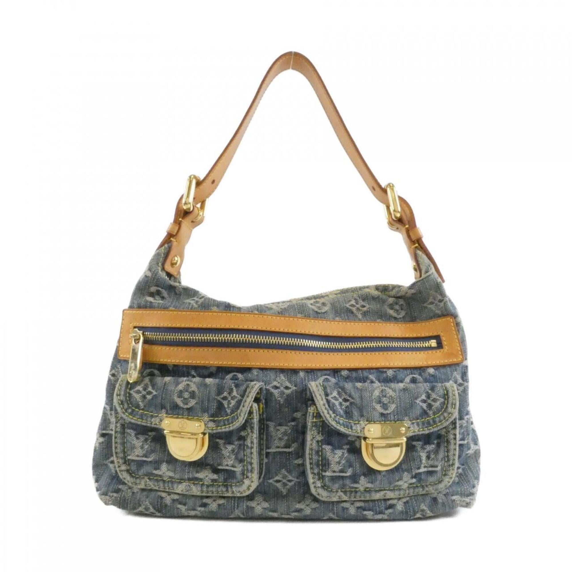 Louis Vuitton Monogram Denim Blue Denim Canvas Shoulder Bag