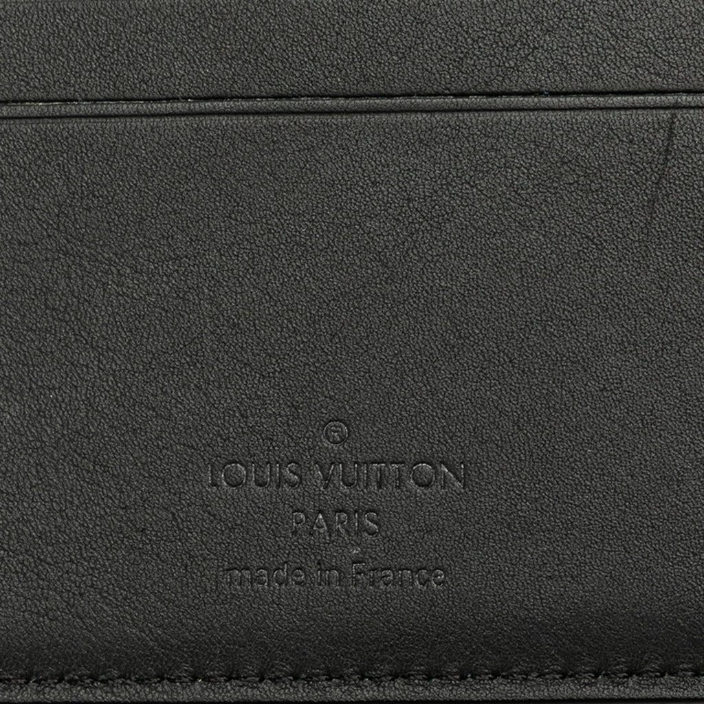 Louis Vuitton Black Noir Leather Bill Wallet
