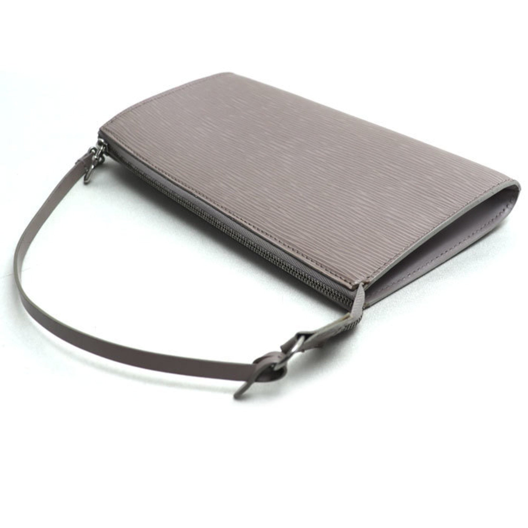 Louis Vuitton Silver Epi Leather Pouch