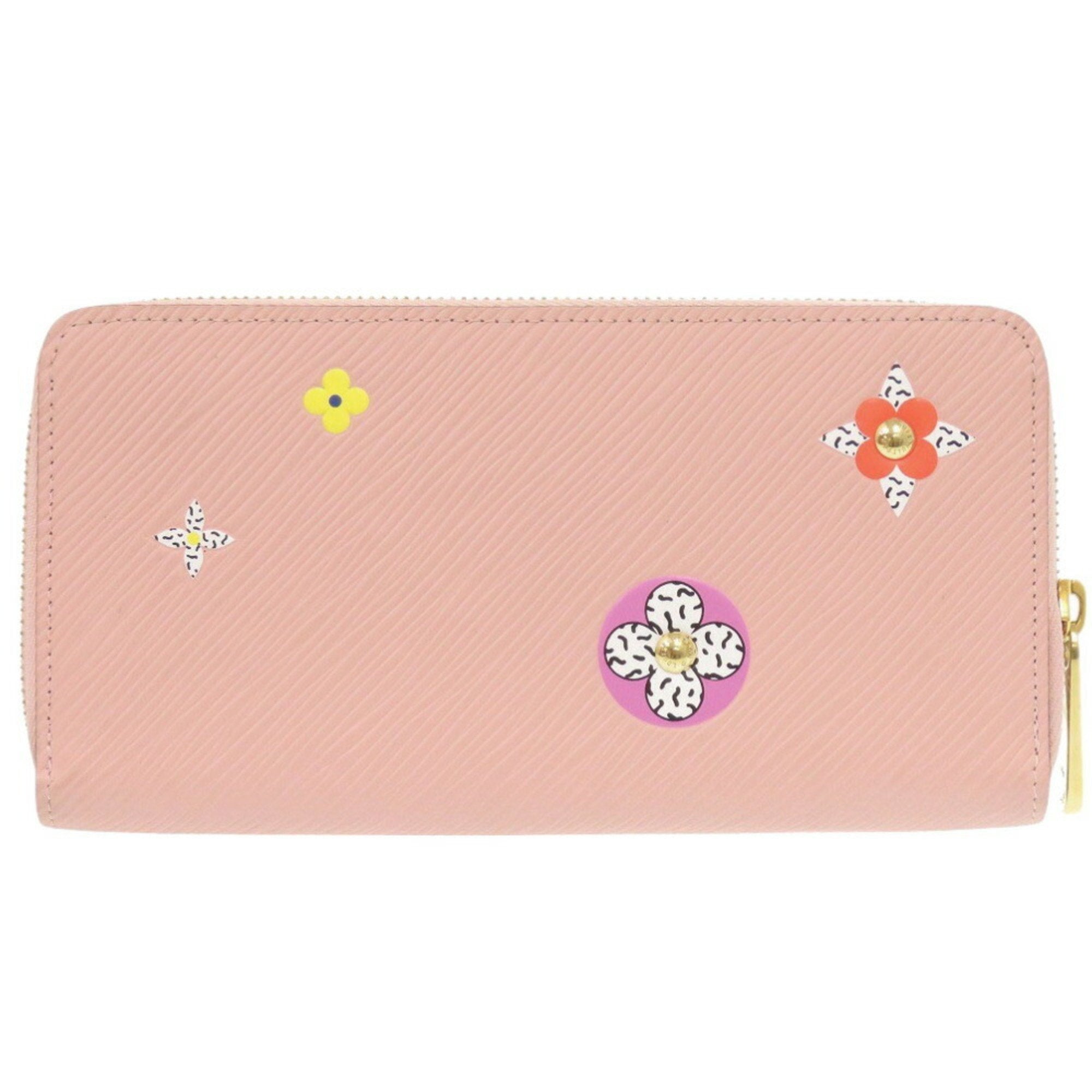 Louis Vuitton Pink Epi Leather Long Wallet