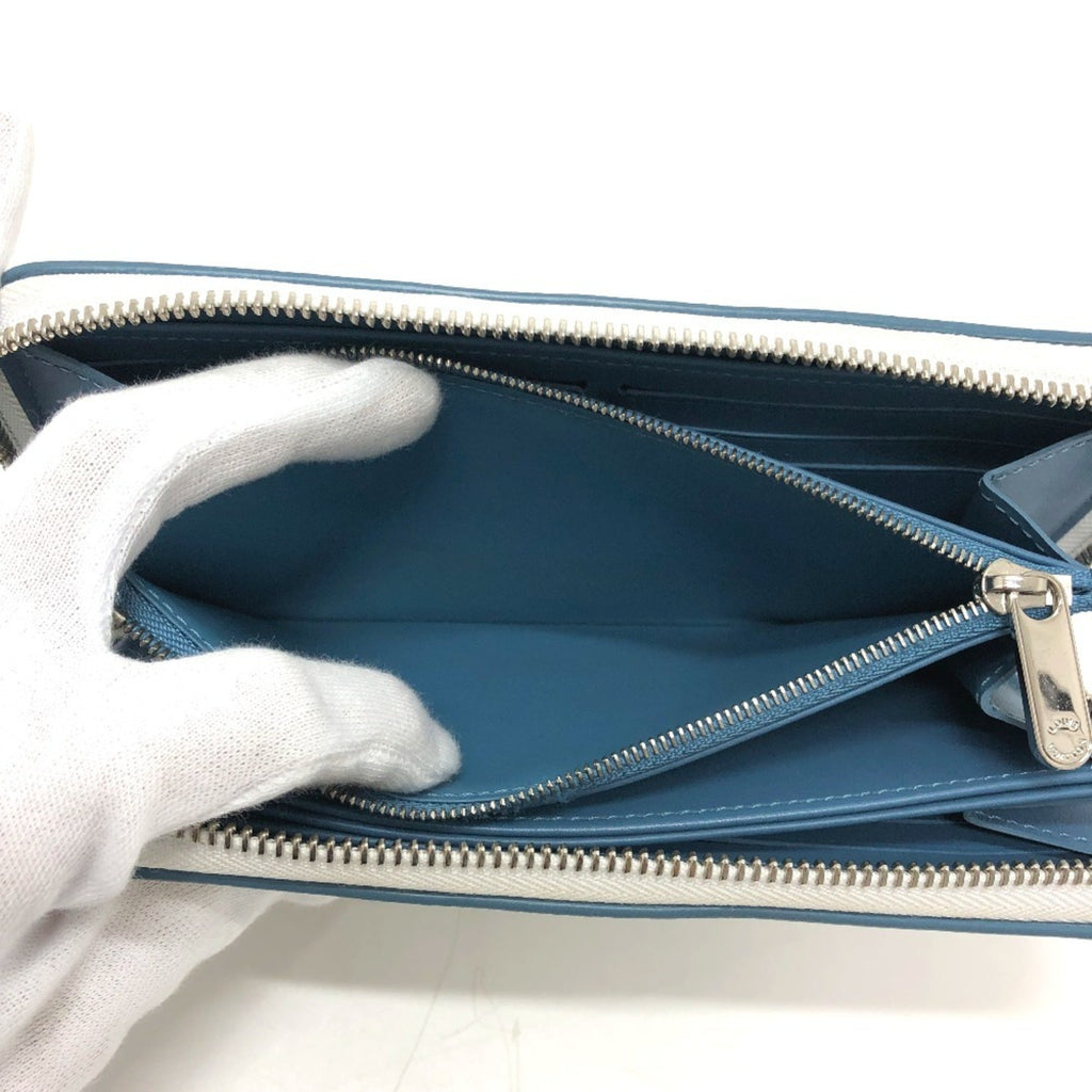 Louis Vuitton White Mahina Leather Long Wallet