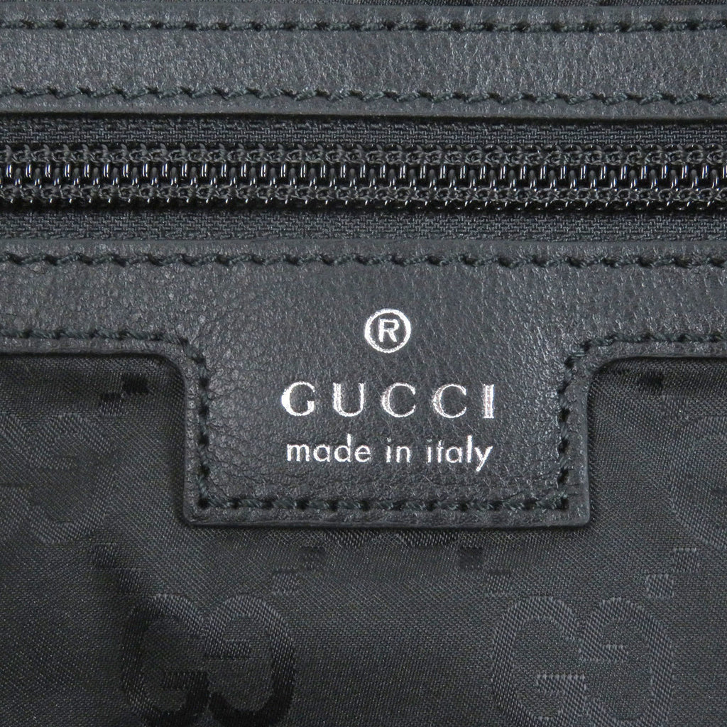 Gucci Sherry Line Black Nylon Tote Bag (Pre-Owned)