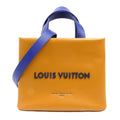 Louis Vuitton Blue Orange Leather Shoulder Bag