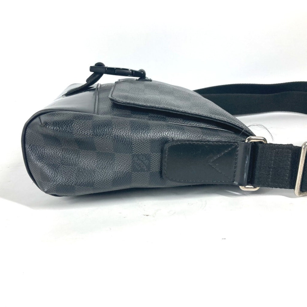 Louis Vuitton Black Damier Graphite Messenger Bag Shoulder Bag