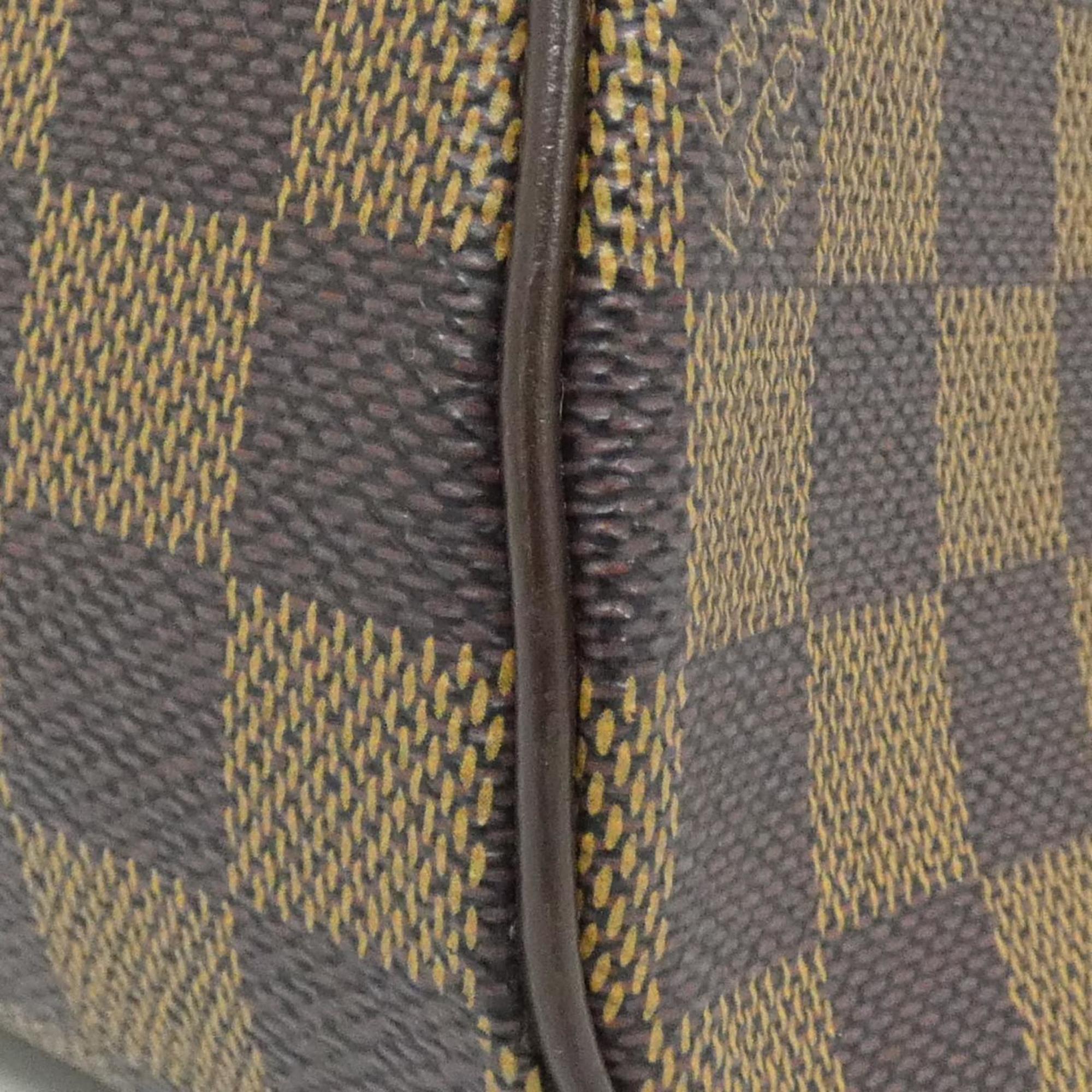 Louis Vuitton Brown Coated Canvas Handbag
