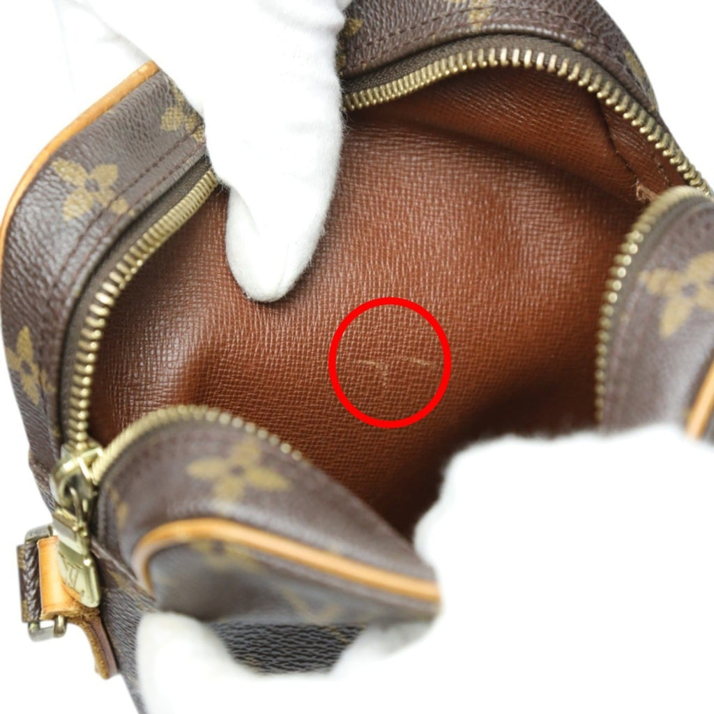 Louis Vuitton Brown Monogram Canvas Shoulder Bag