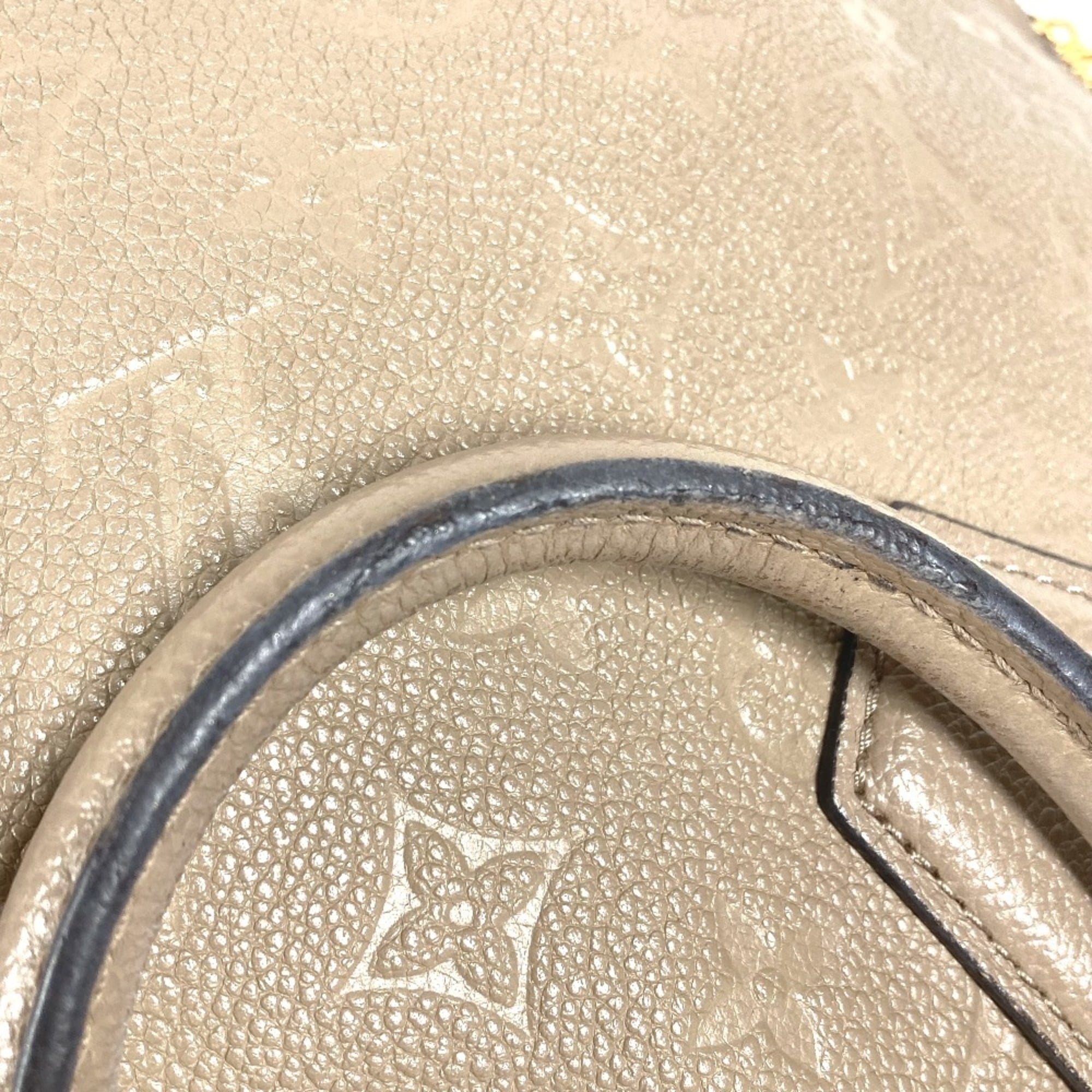 Louis Vuitton Beige Monogram Empreinte Leather Handbag Tote Bag