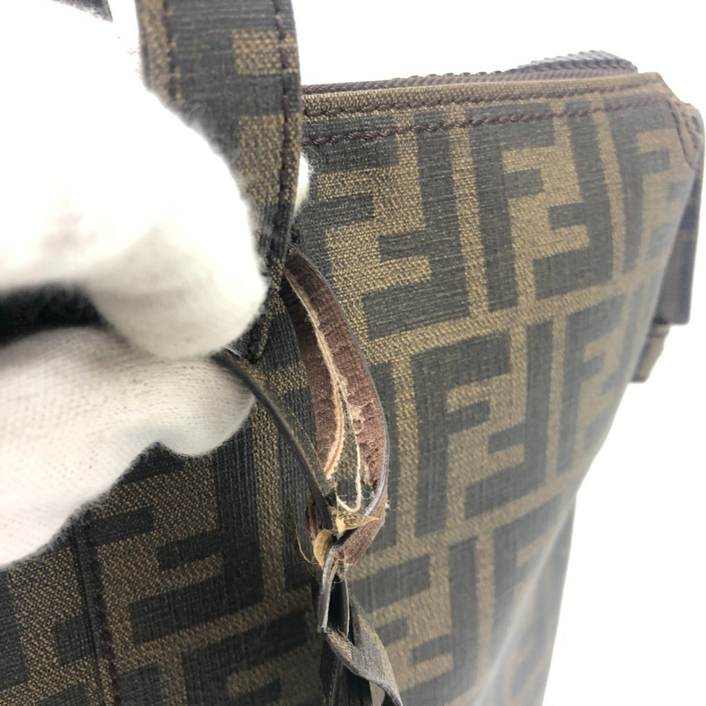 Fendi Brown Pvc Tote Bag