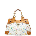 Louis Vuitton Monogram Multicolore Blanc White Pvc Leather Handbag