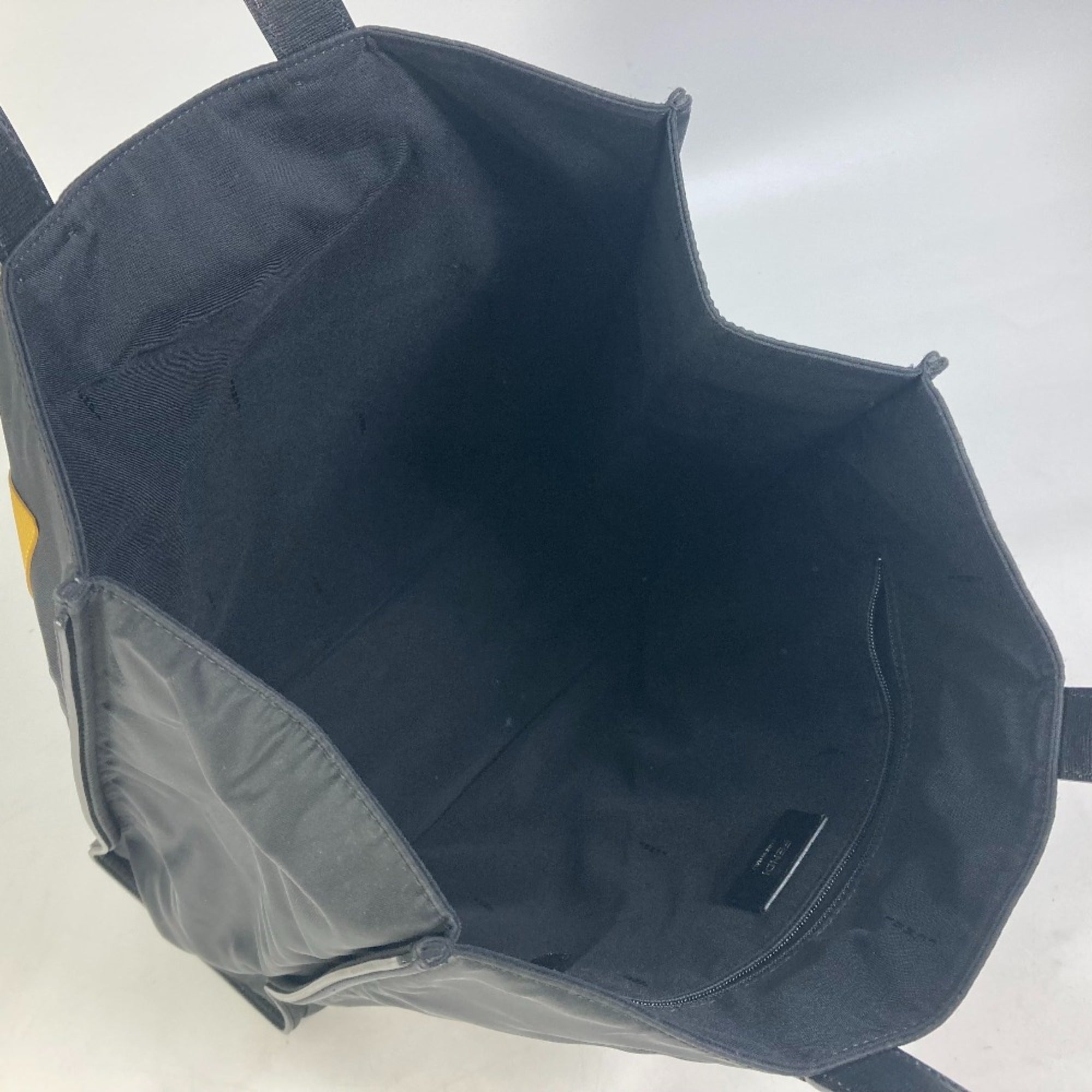 Fendi Black Cloth Tote Bag