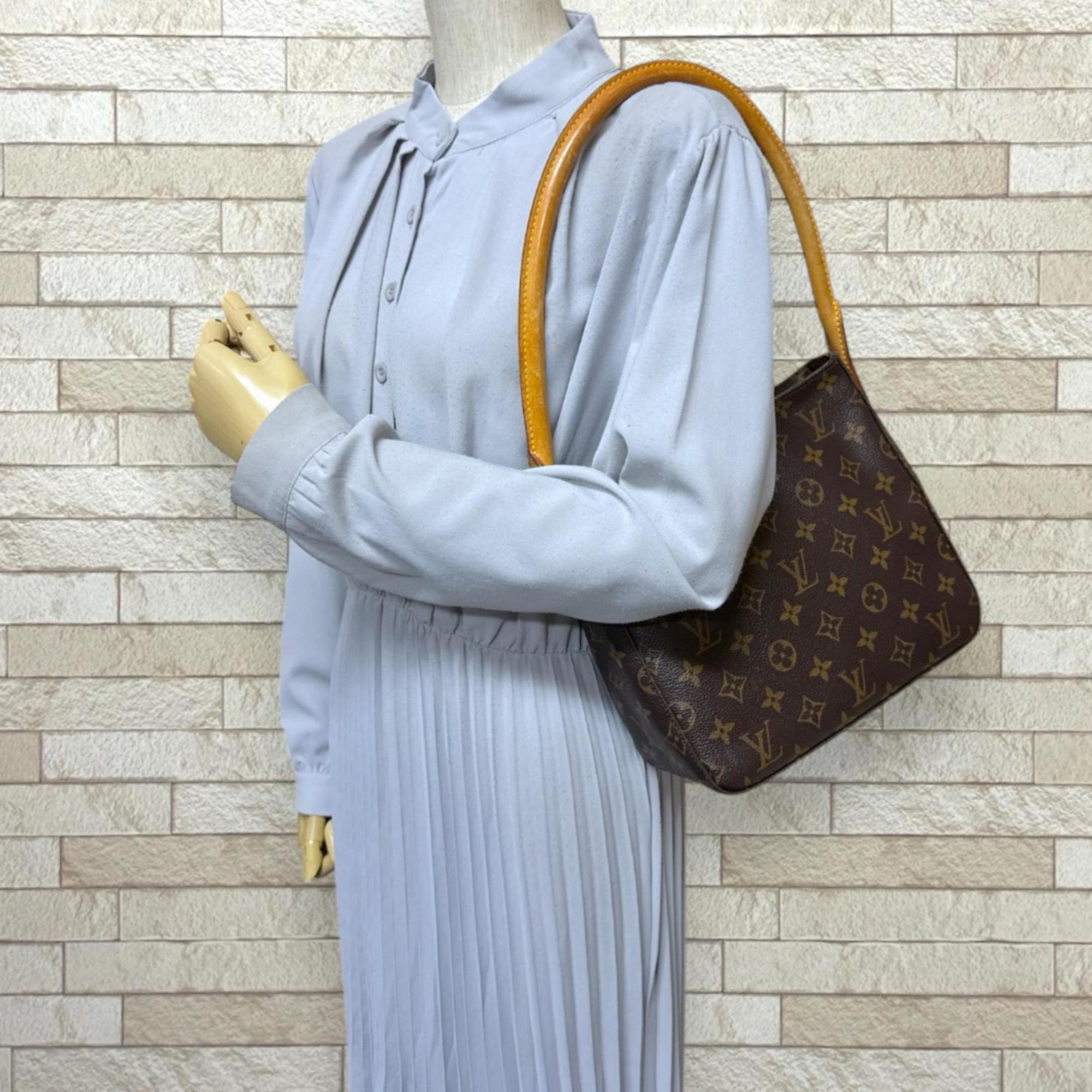 Louis Vuitton Brown Monogram Canvas Shoulder Bag