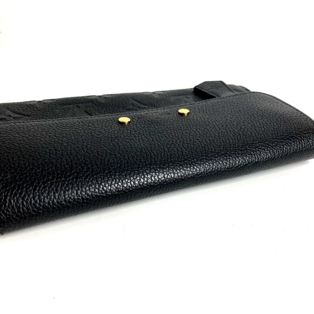 Louis Vuitton Monogram Empreinte Black Noir Monogram Empreinte Long Wallet