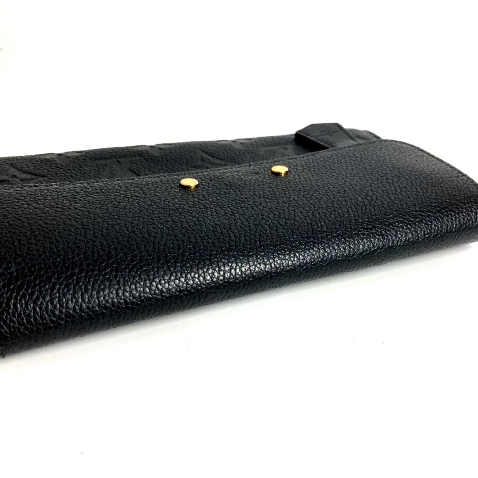Louis Vuitton Monogram Empreinte Black Noir Monogram Empreinte Long Wallet