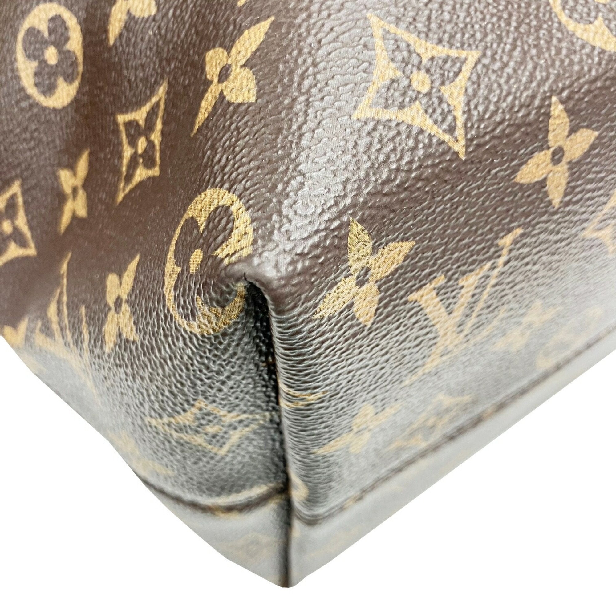 Louis Vuitton Brown Monogram Handbag Tote Bag