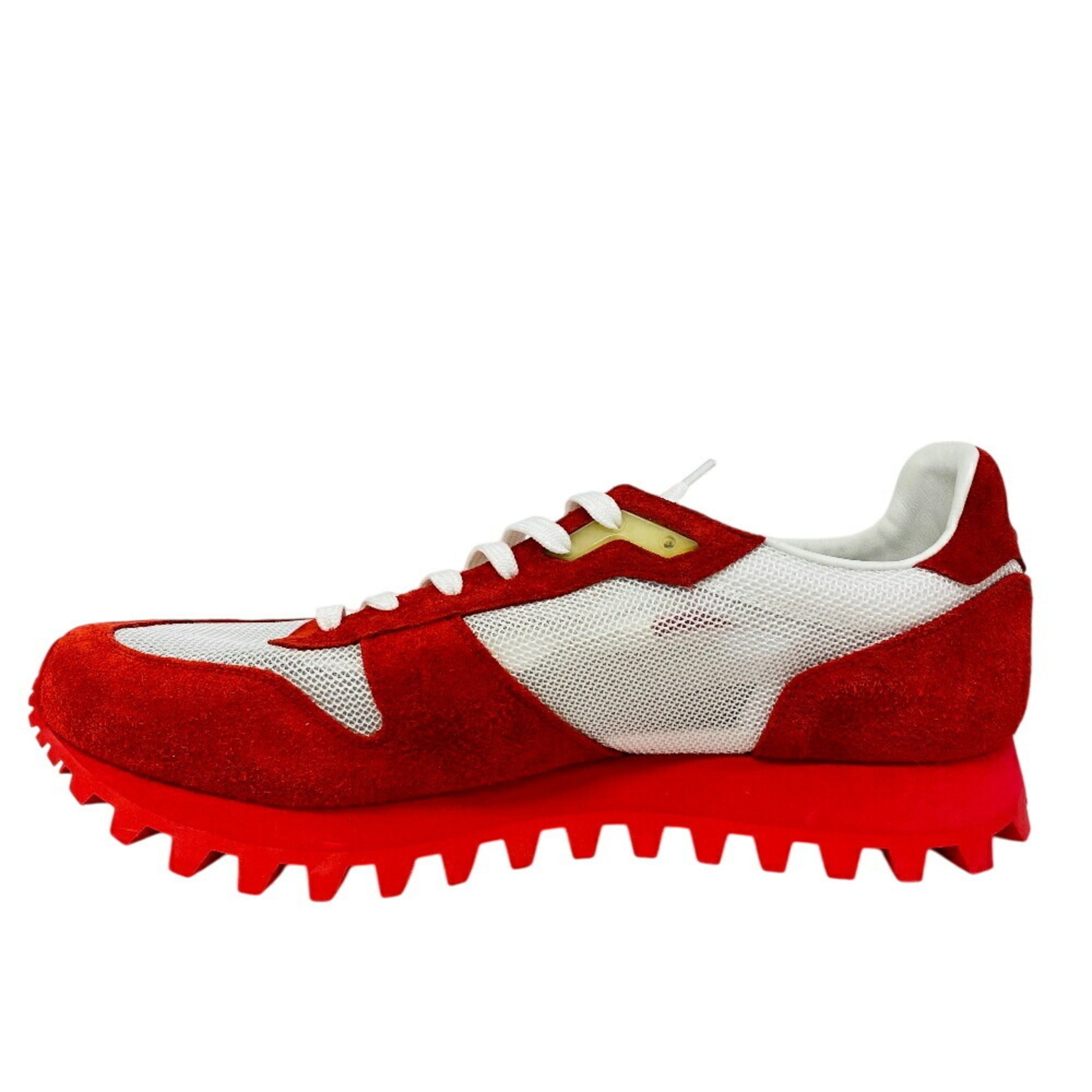 Louis Vuitton Red Color White Sneakers
