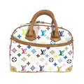 Louis Vuitton Monogram Multicolore Blanc White Monogram Multicolore Boston Bag Handbag