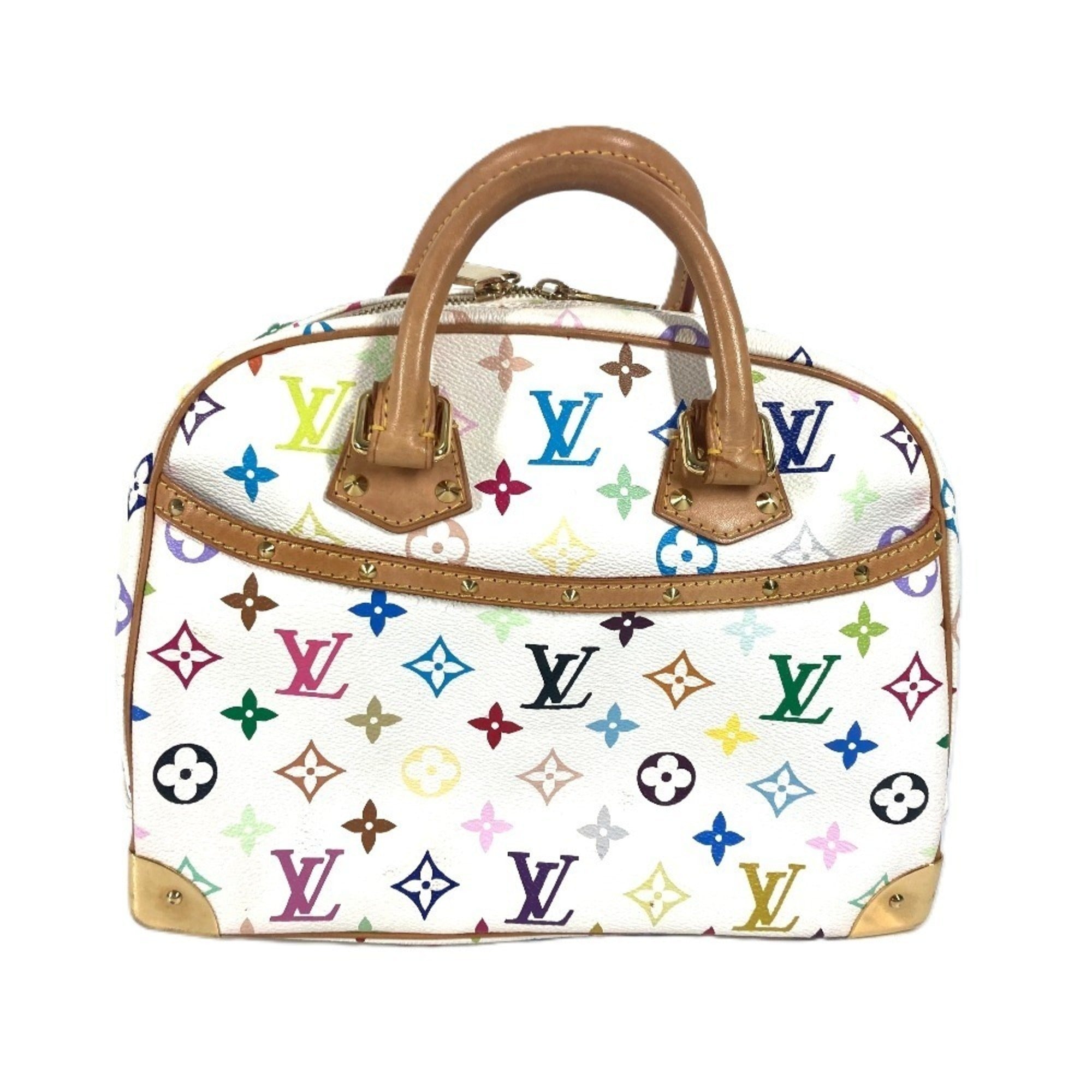 Louis Vuitton Monogram Multicolore Blanc White Monogram Multicolore Boston Bag Handbag