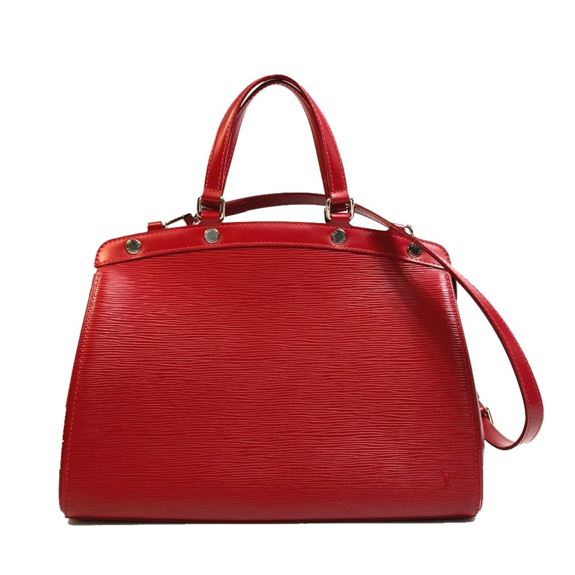Louis Vuitton Red Leather Handbag