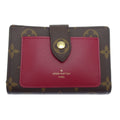 Louis Vuitton Brown Fuchsia Pink Monogram Monogram Leather Wallet