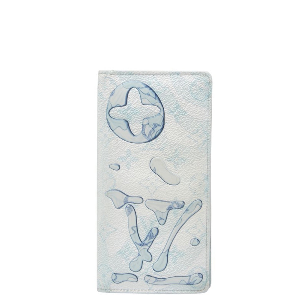 Louis Vuitton Light Blue Multi-Color Pvc Long Wallet