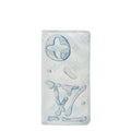 Louis Vuitton Light Blue Multi-Color Pvc Long Wallet