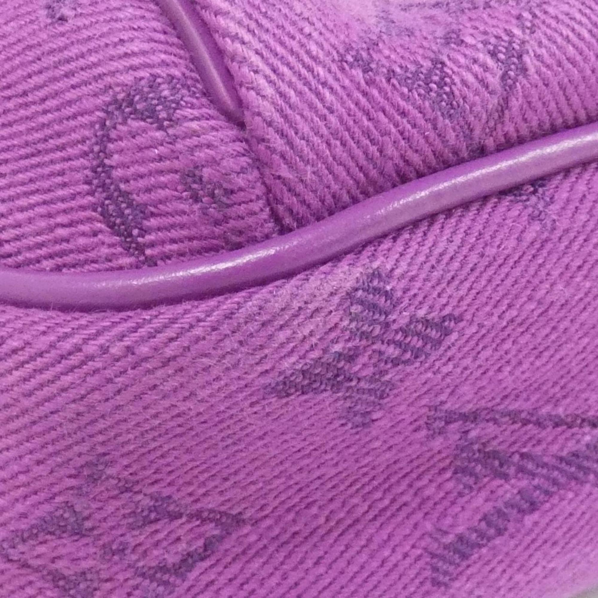 Louis Vuitton Purple Denim Canvas Shoulder Bag