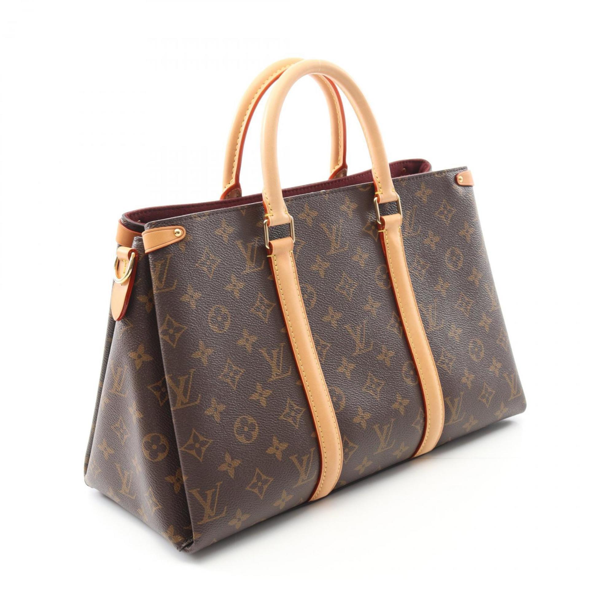 Louis Vuitton Brown Coated Canvas Pvc Leather Handbag