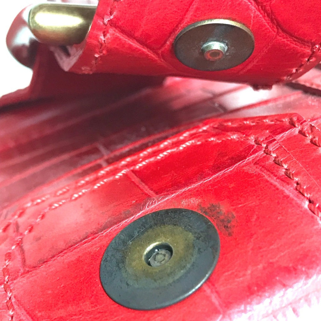 Celine Red Leather Handbag