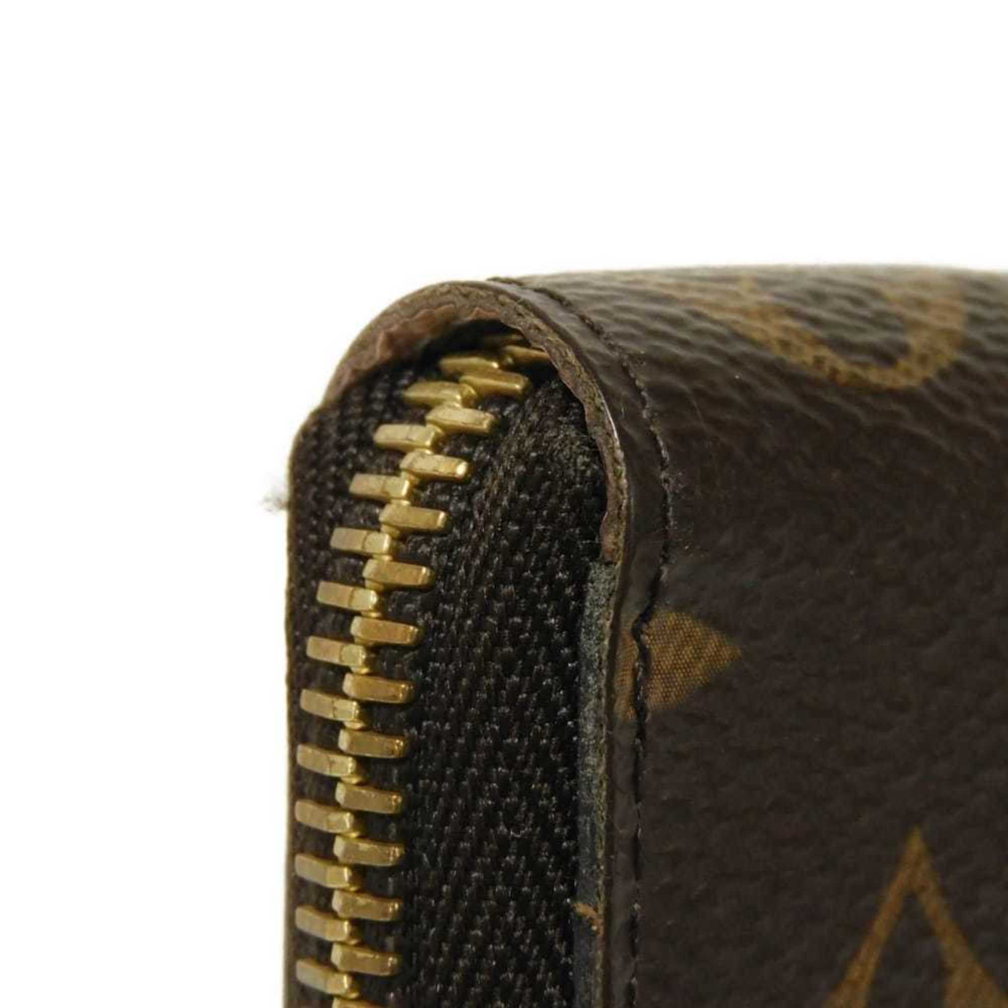 Louis Vuitton Brown Monogram Pink Rose Ballerine Monogram Canvas Leather Long Wallet