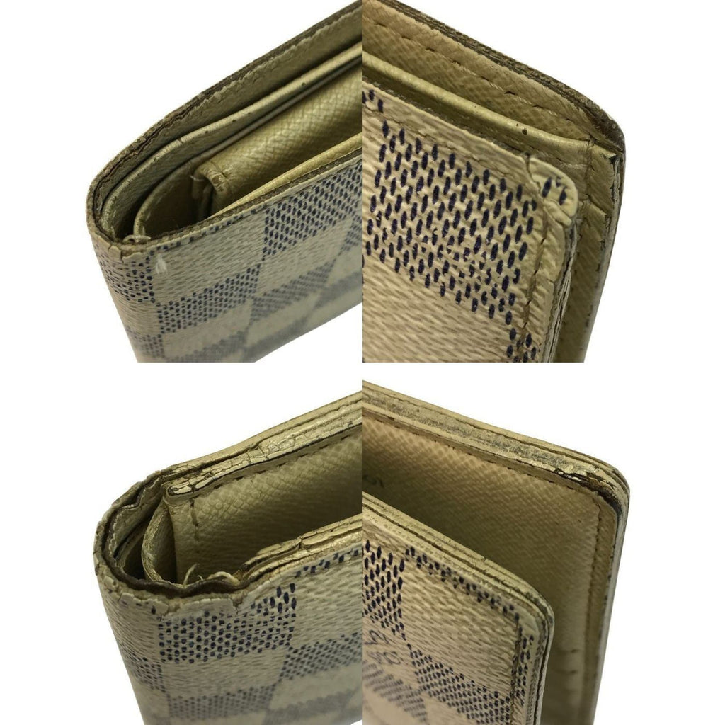 Louis Vuitton White Damier Azur Wallet