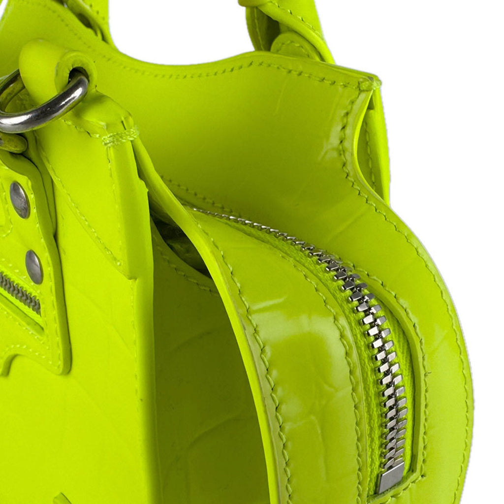 Balenciaga Yellow Leather Handbag Shoulder