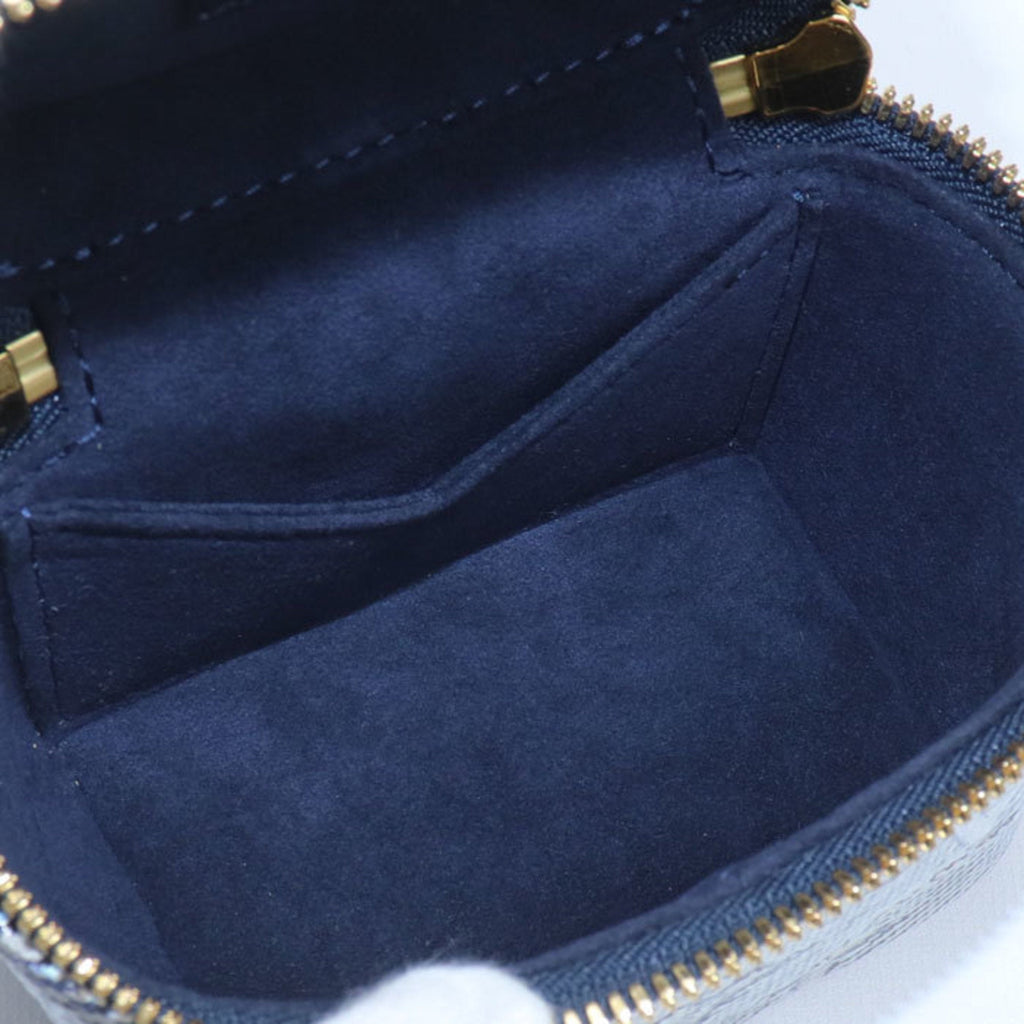 Louis Vuitton Navy Jacquard Denim Shoulder Bag Vanity Bag