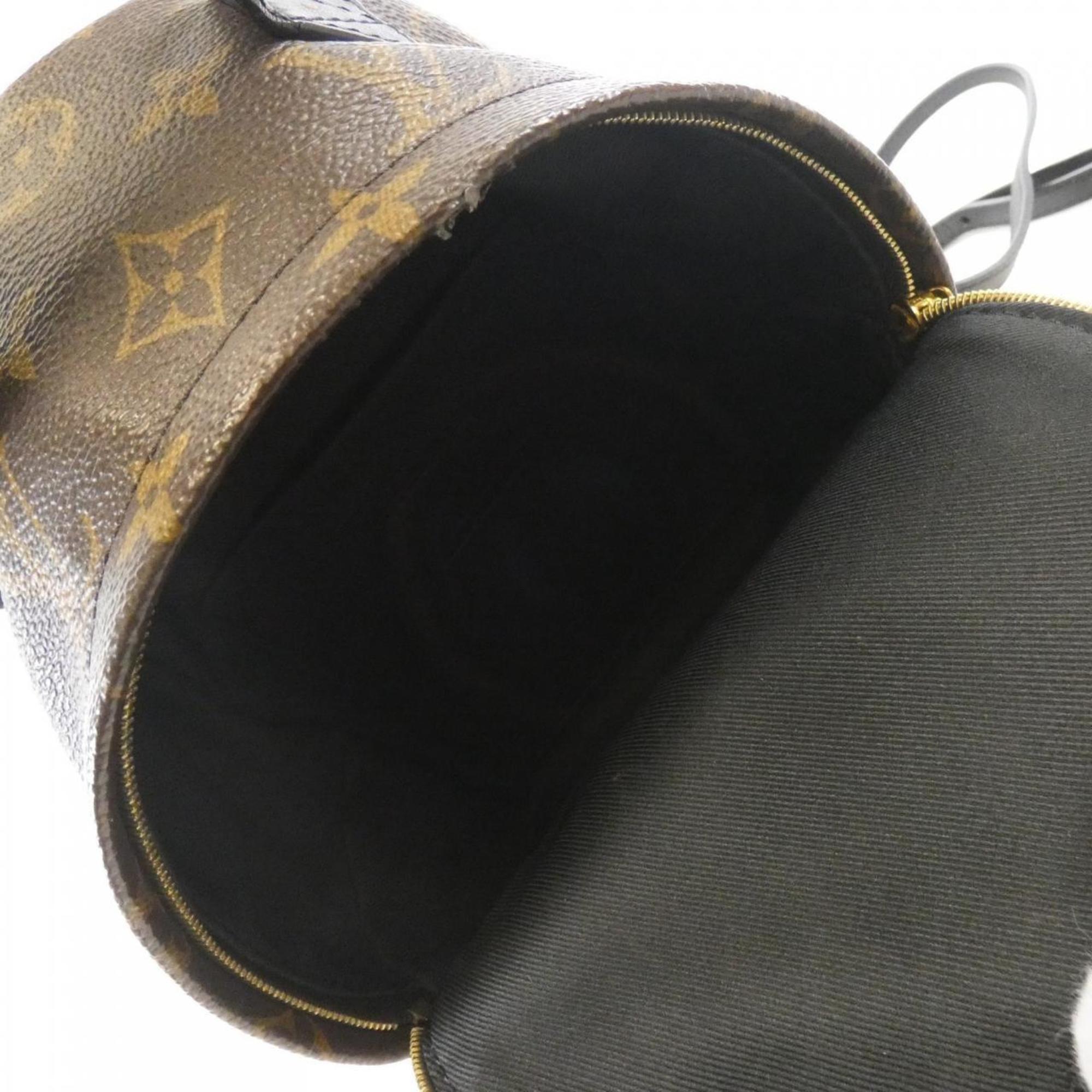 Louis Vuitton Brown Coated Canvas Backpack