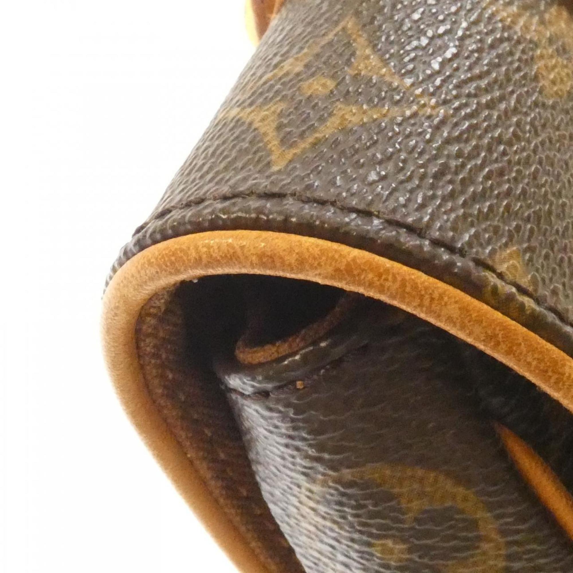 Louis Vuitton Brown Coated Canvas Backpack