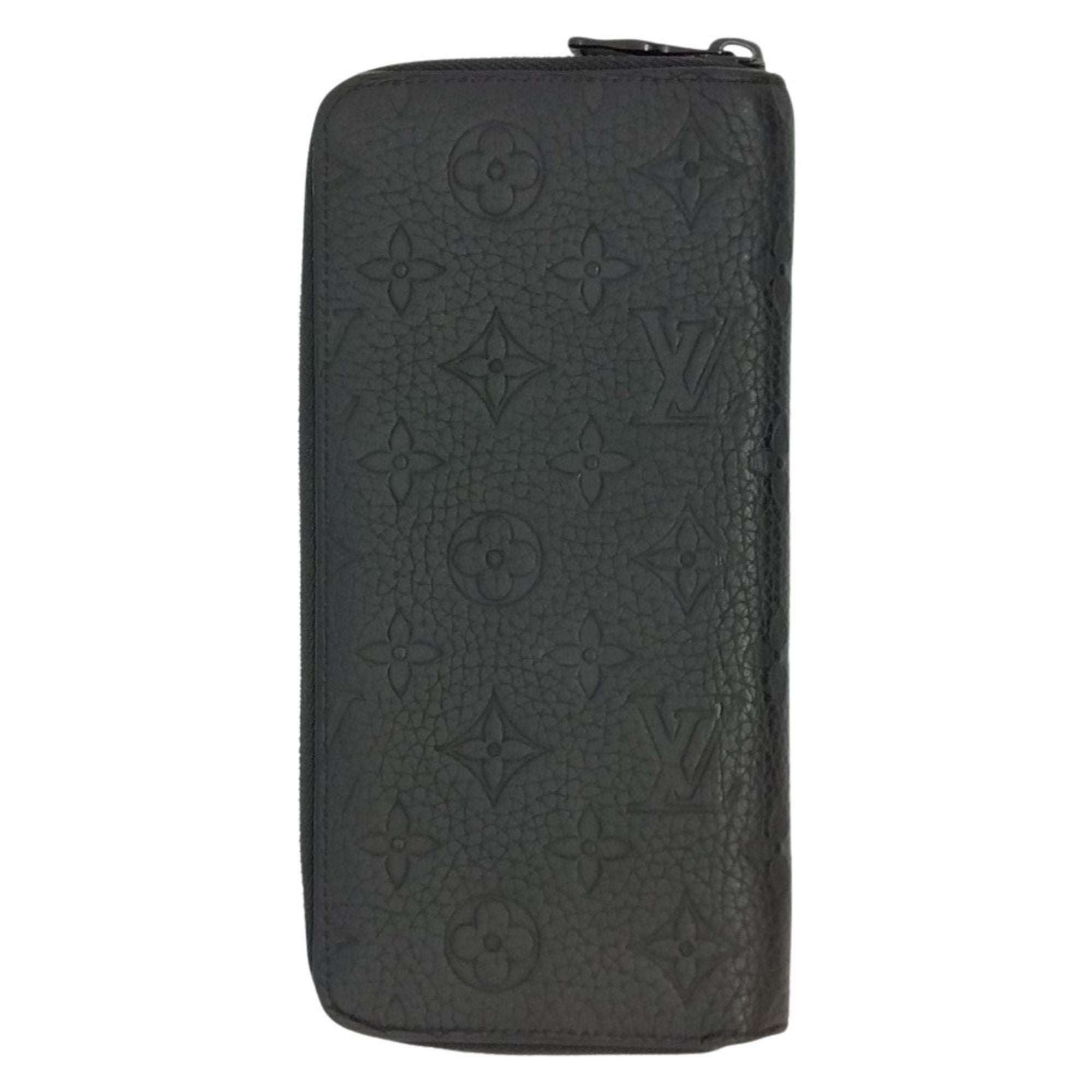 Louis Vuitton Black Noir Leather Coin Purse/Coin Case