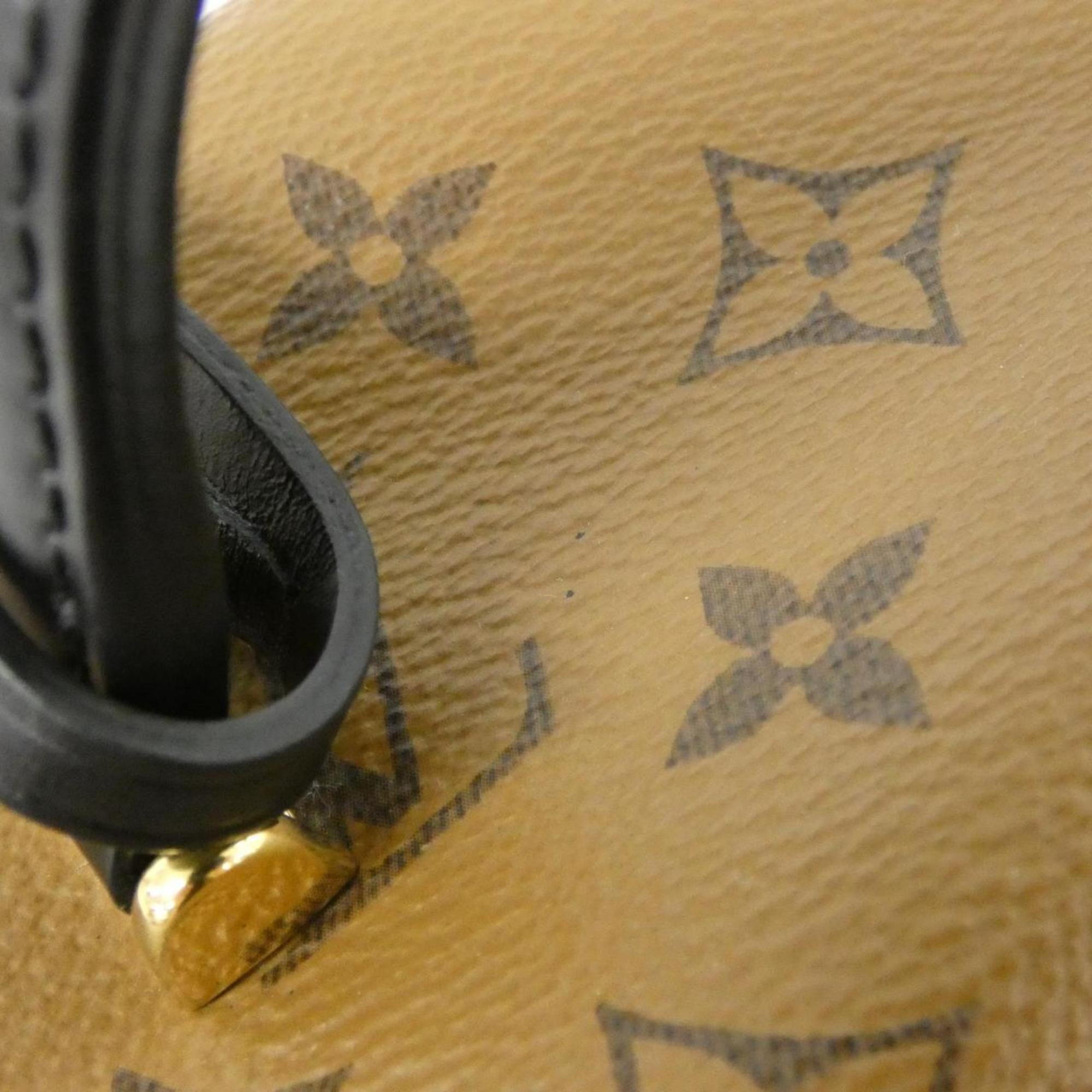 Louis Vuitton Marron Coated Canvas Handbag