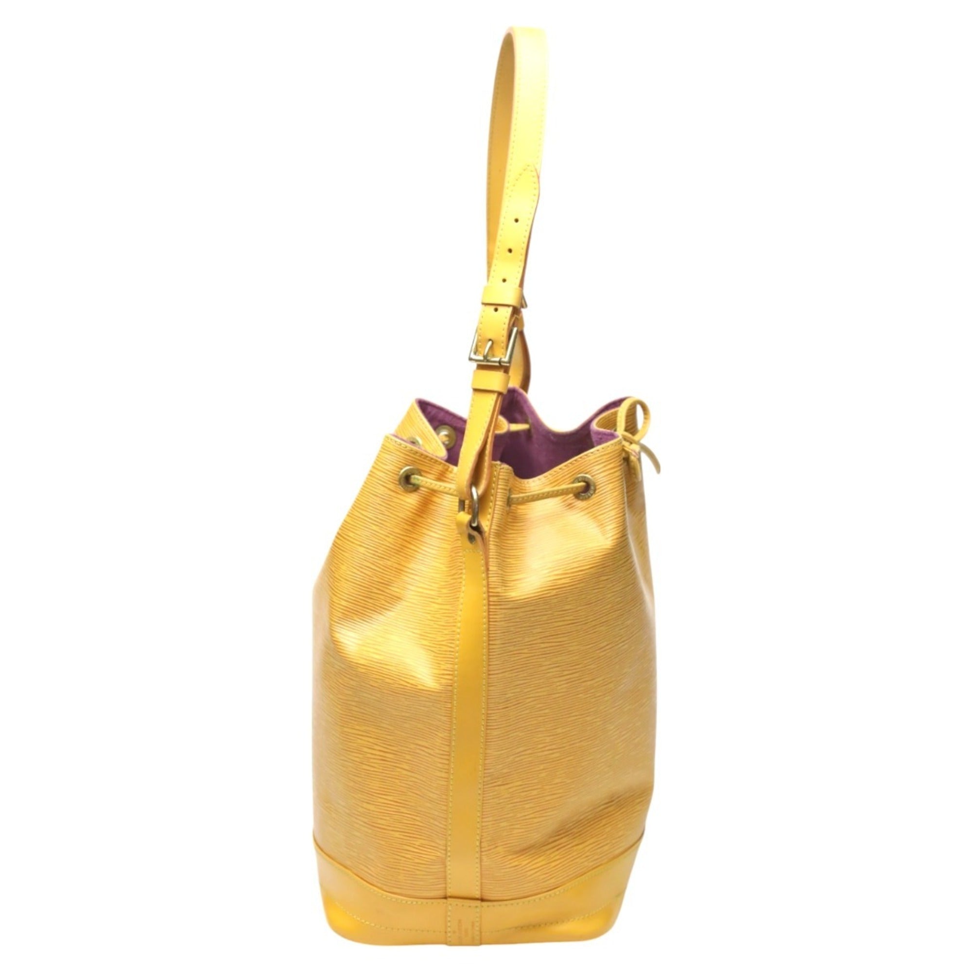 Louis Vuitton Yellow Epi Leather Shoulder Bag