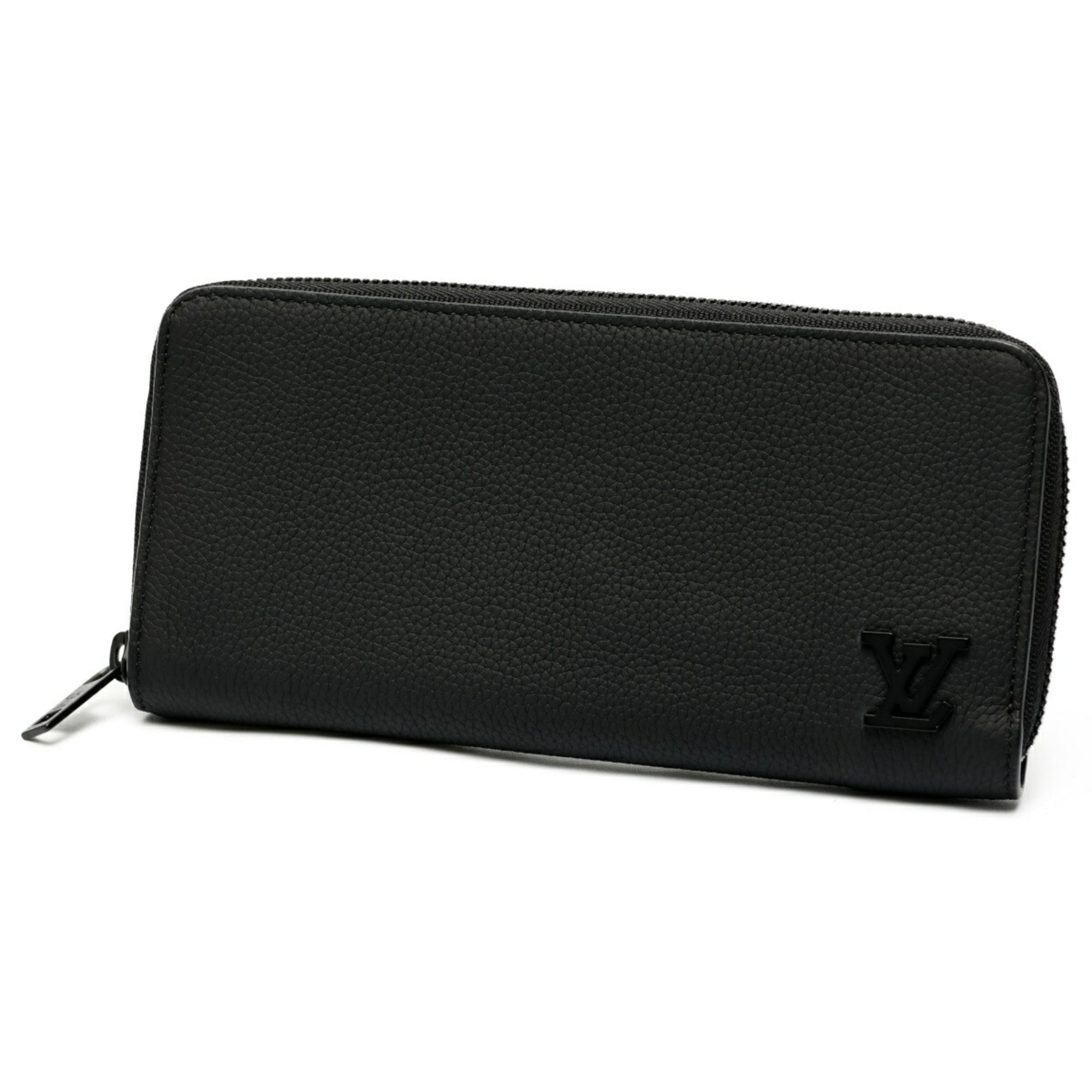 Louis Vuitton Black Noir Leather Long Wallet