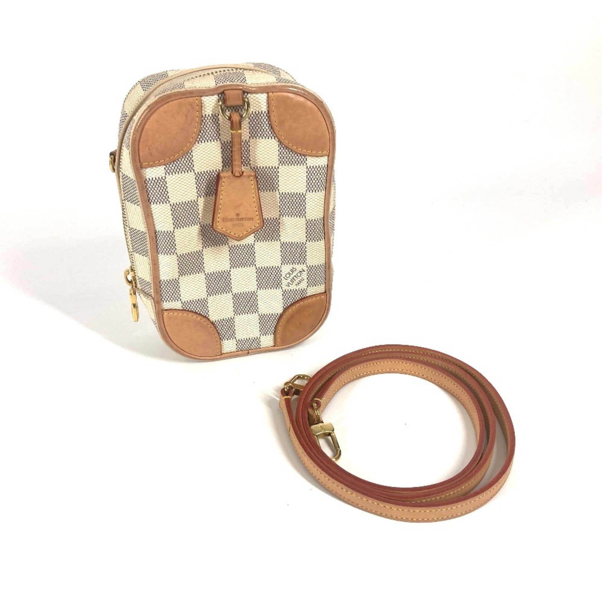 Louis Vuitton Damier Azur White Damier Azur Pochette Shoulder Bag