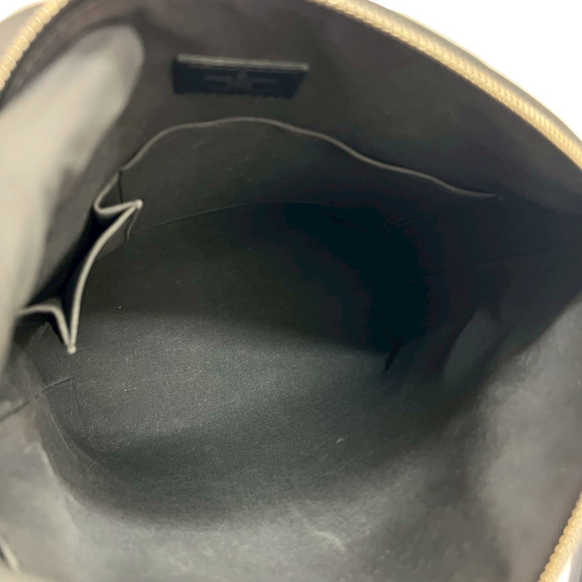 Louis Vuitton Black Leather Boston Bag Handbag Tote Bag