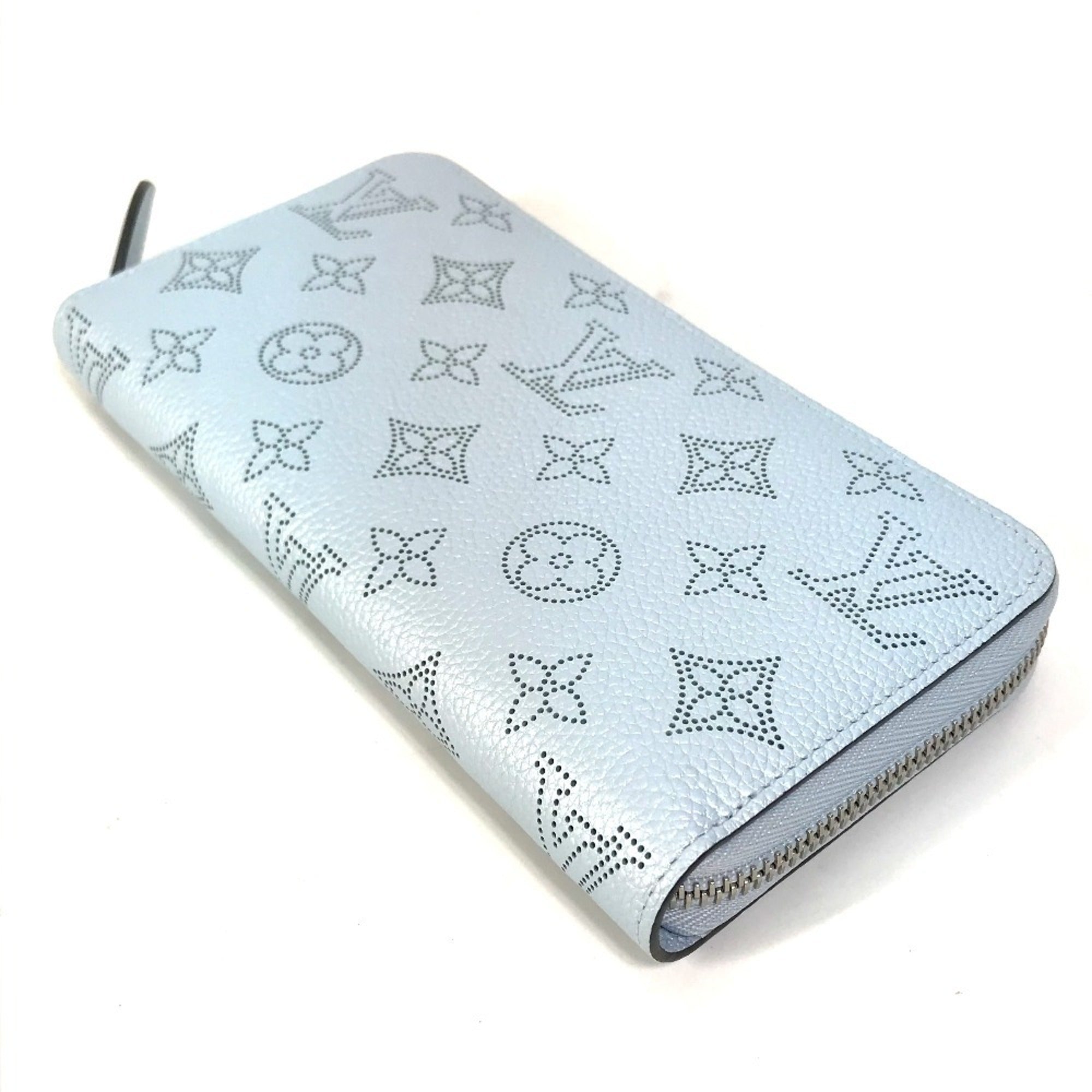 Louis Vuitton Mahina Blue Monogram Long Wallet