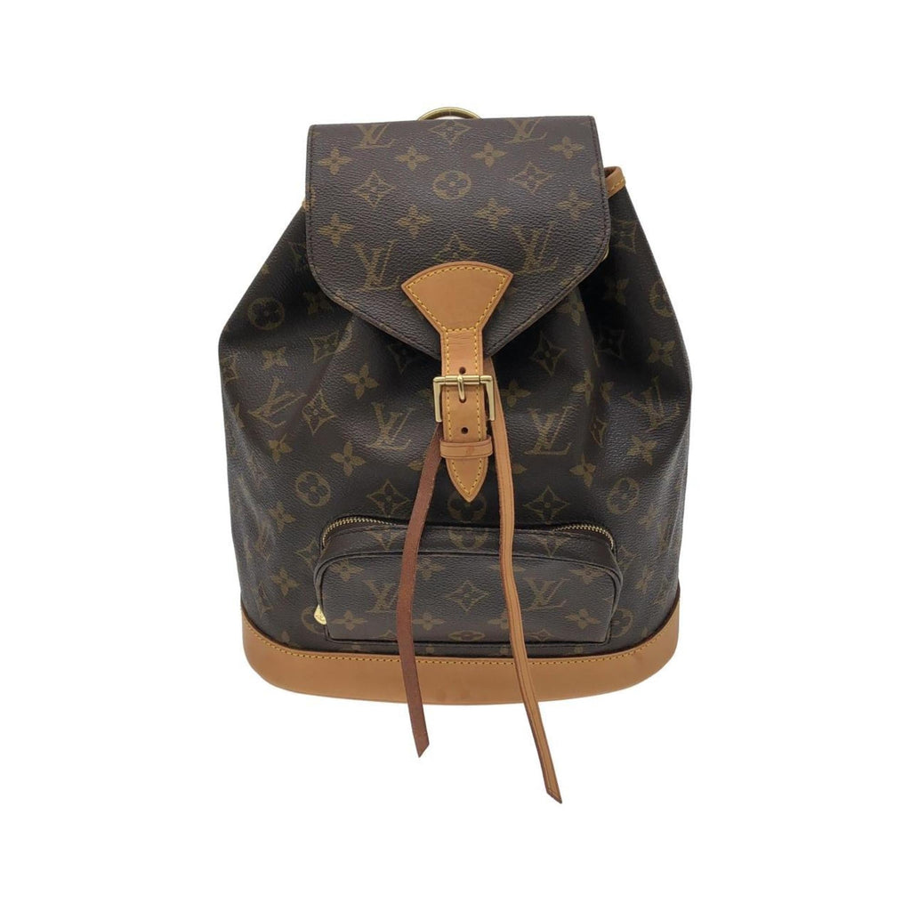 Louis Vuitton Marron Coated Canvas Backpack