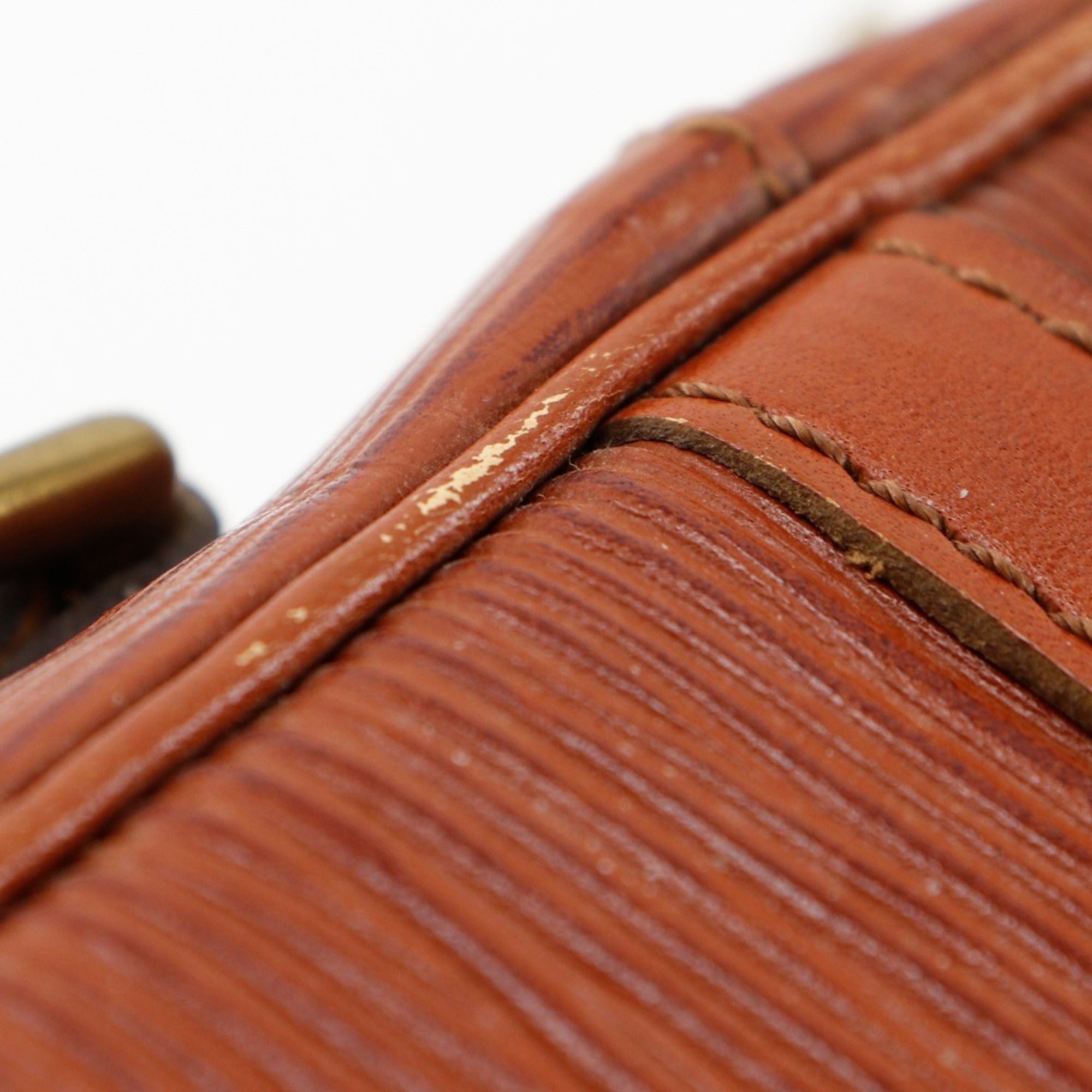 Louis Vuitton Brown Epi Leather Shoulder Bag