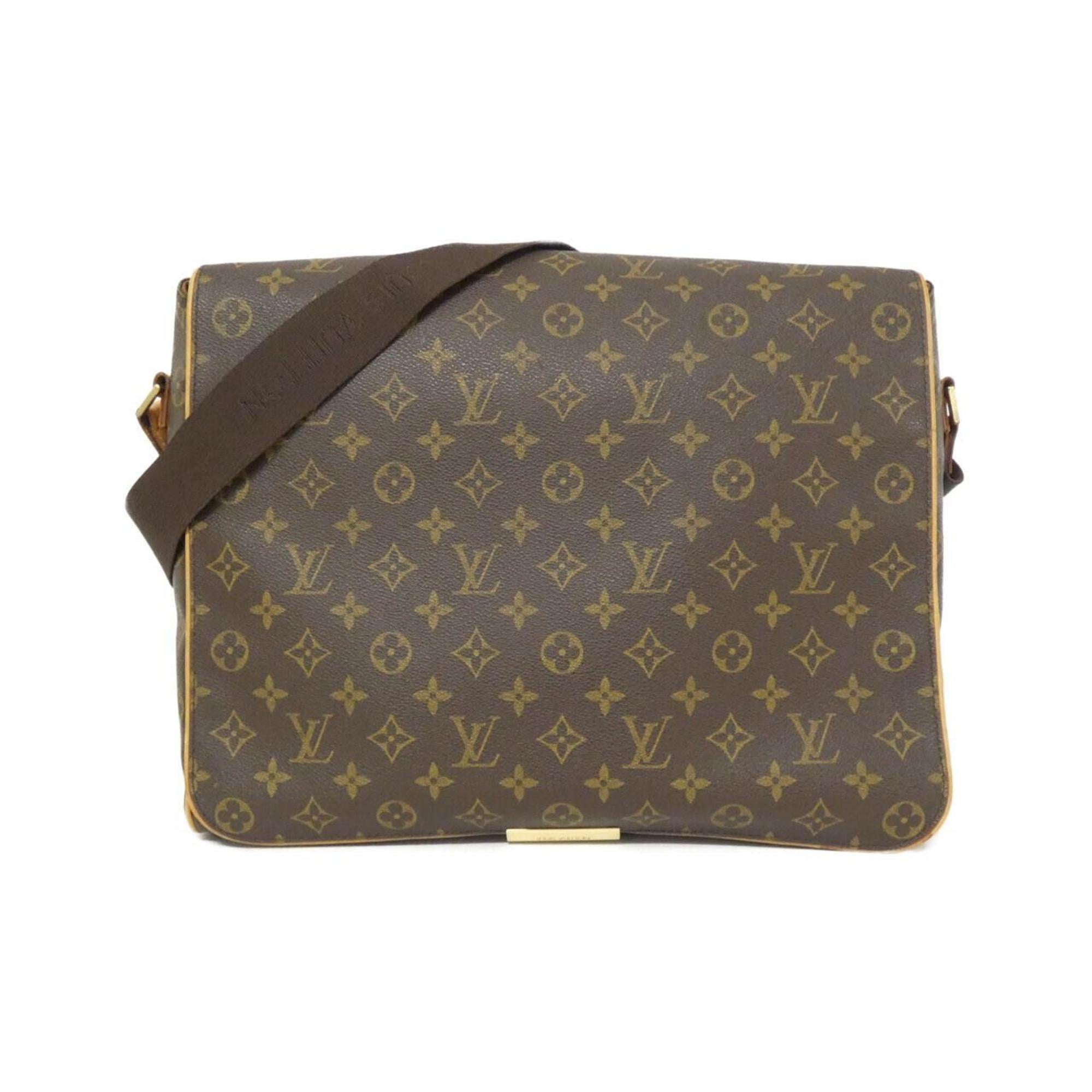 Louis Vuitton Marron Coated Canvas Shoulder Bag