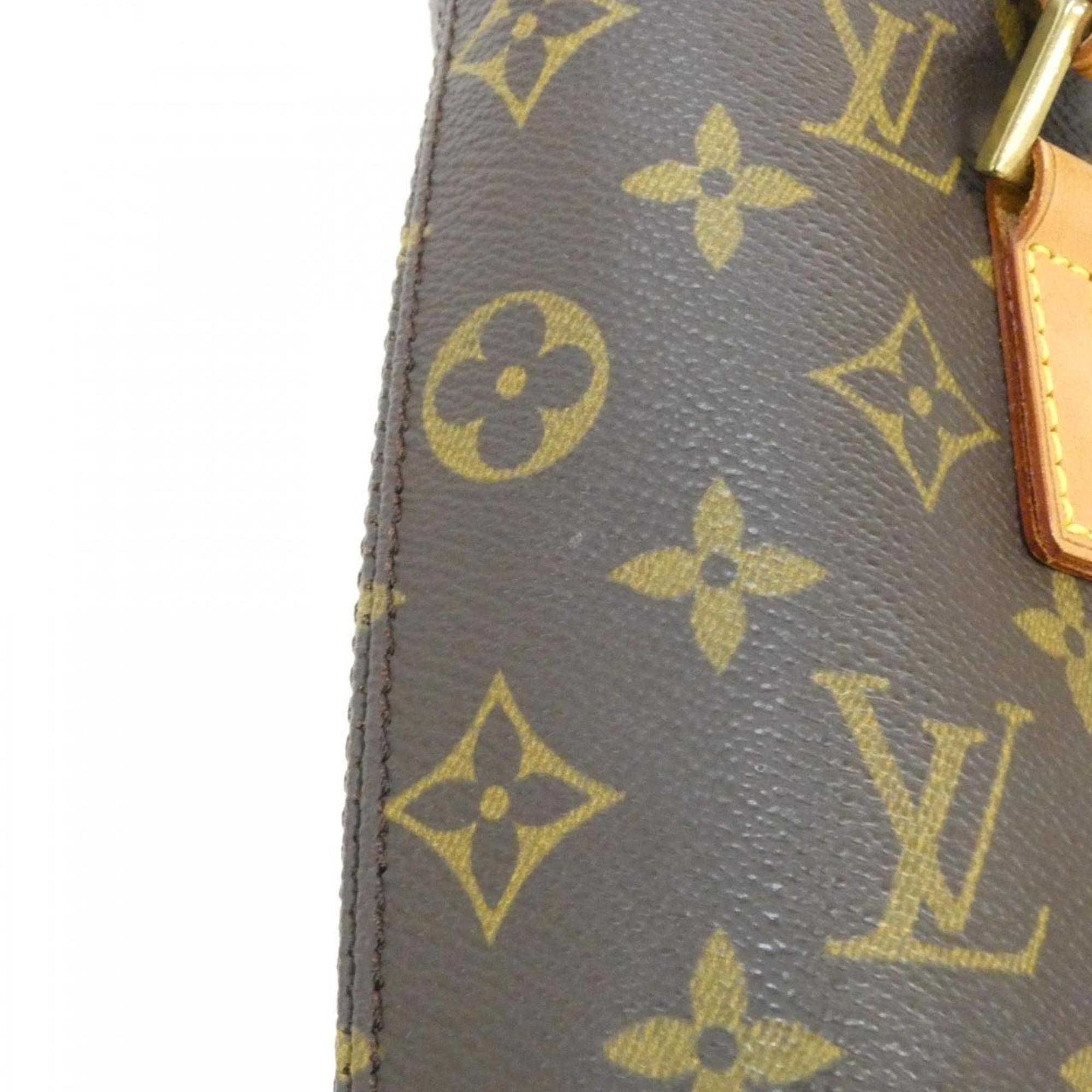 Louis Vuitton Marron Coated Canvas Handbag