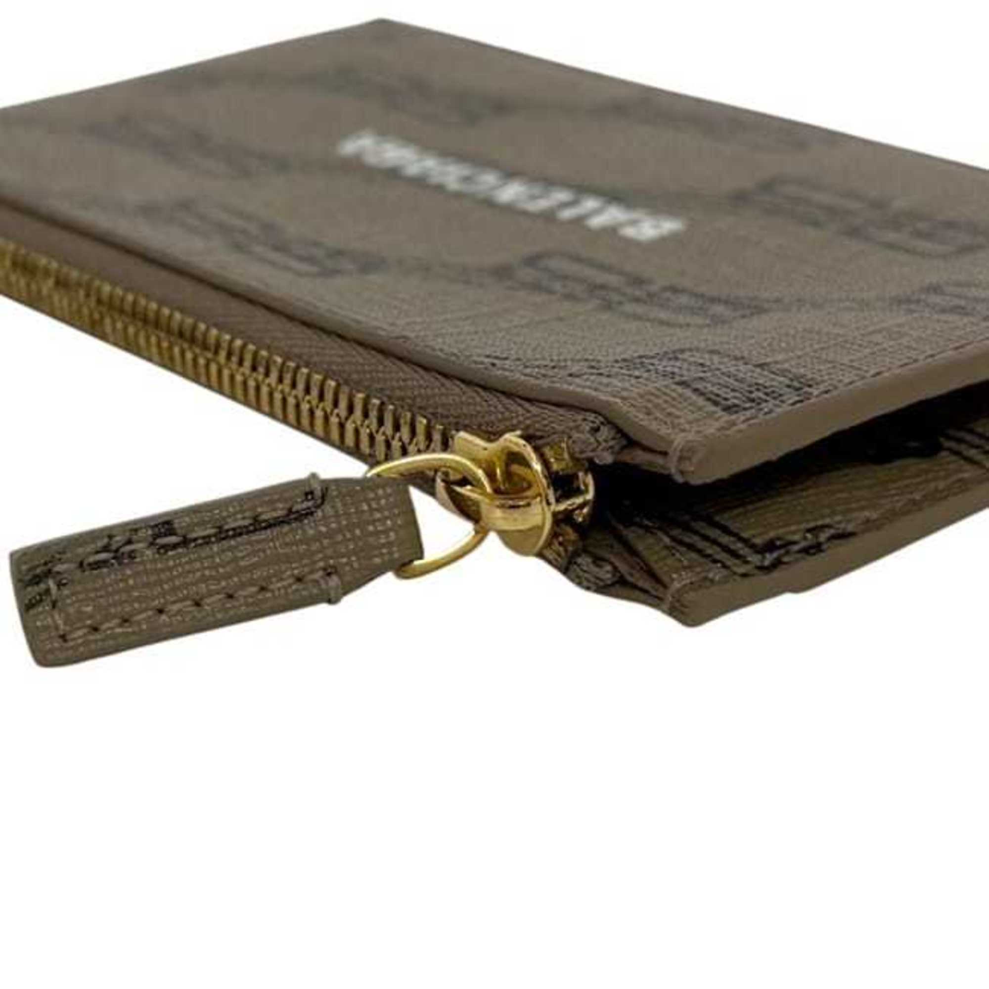 Balenciaga Beige Pvc Leather Coin Purse/Coin Case