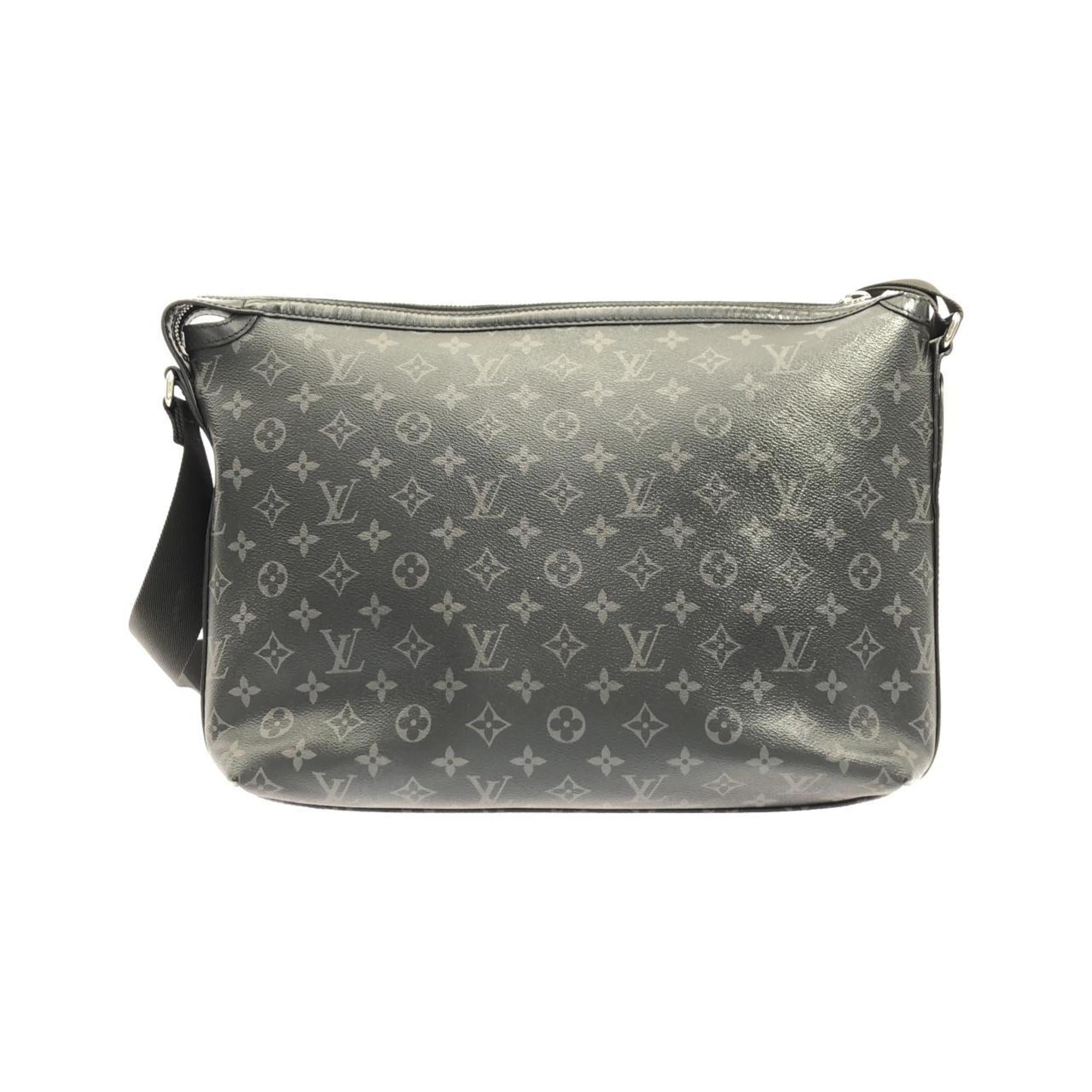 Louis Vuitton Black Coated Canvas Shoulder Bag