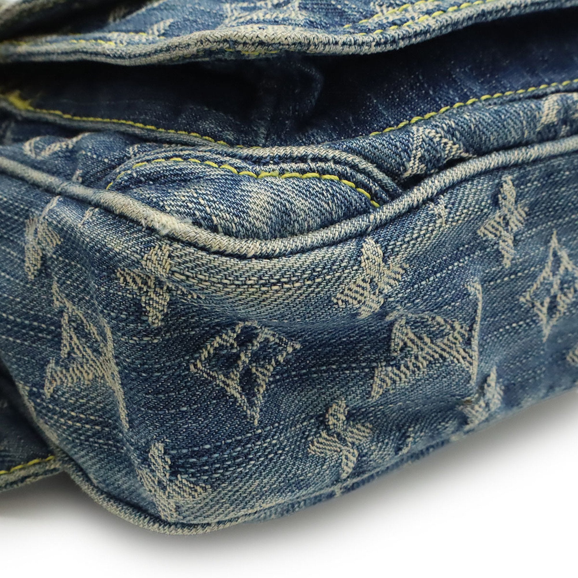 Louis Vuitton Blue Monogram Denim Fanny Pack Sling Bag