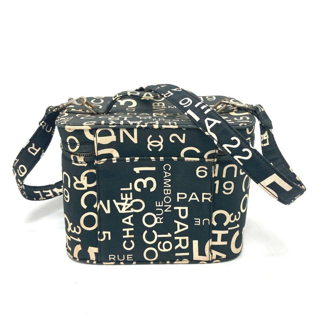 Chanel Black Cotton Handbag